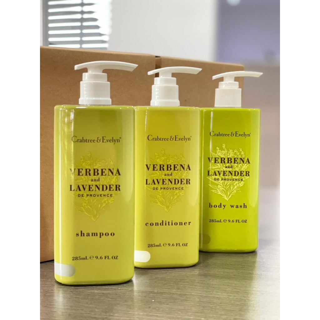 Crabtree & Evelyn Verbena And Lavender Body Wash / Hair Shampoo