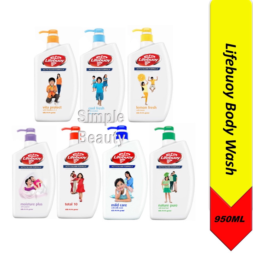 Lifebuoy Body Wash, 950ml Shopee Singapore