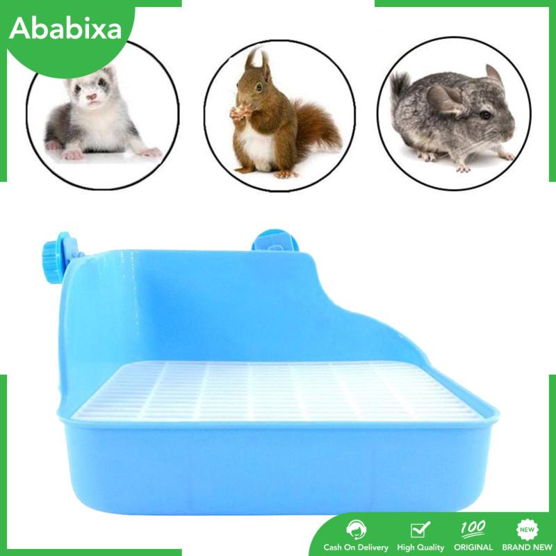 Pet Toilet Cage Corner Potty Cleaner for Guinea Pigs Chinchilla Ferret