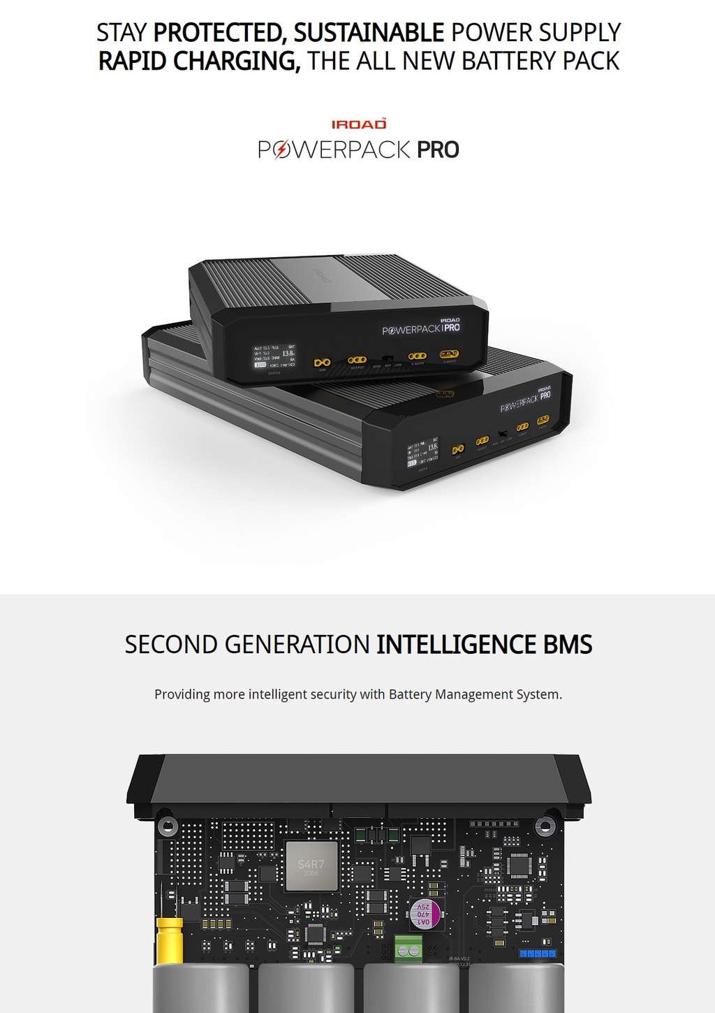 IROAD PowerPack Pro6 Pro 6 (6,000mA) Pro12 Pro 12 (12,000mA) Dashcam External Battery Shopee