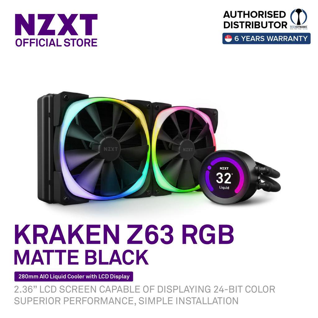 NZXT Kraken Z63 RGB / Non RGB 280mm Liquid Cooler with LCD Display, LGA