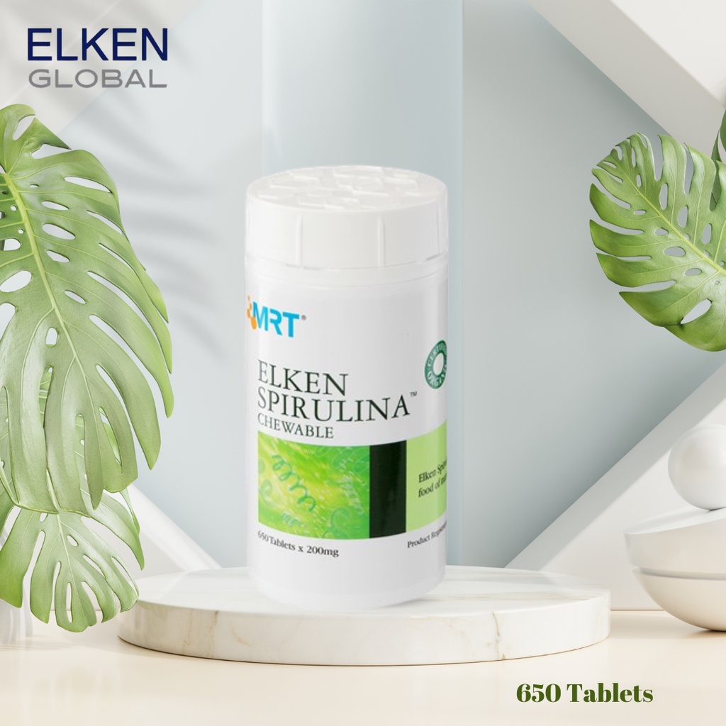Elken Spirulina (650 Tablets) Enhances Your Body Resistance Against