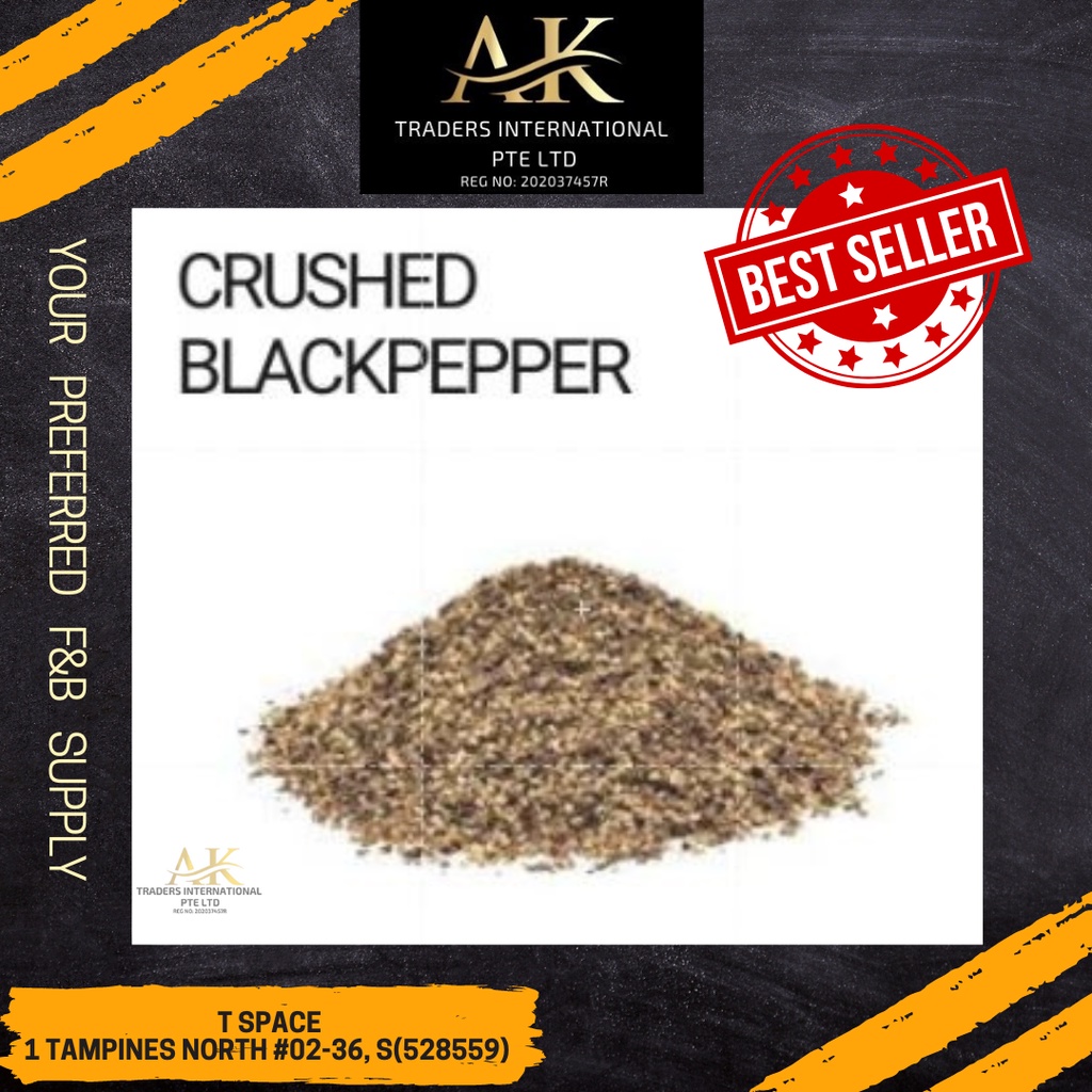 Crushed black pepper 100G Shopee Singapore