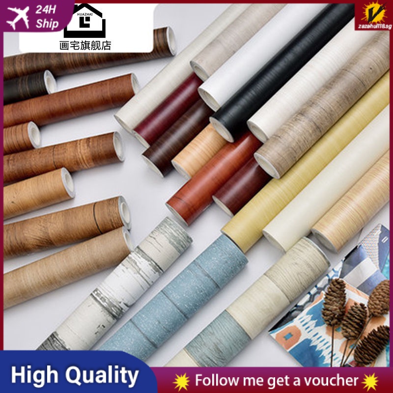 SelfAdhesive Wood Grain Sticker Table Furniture Renovation