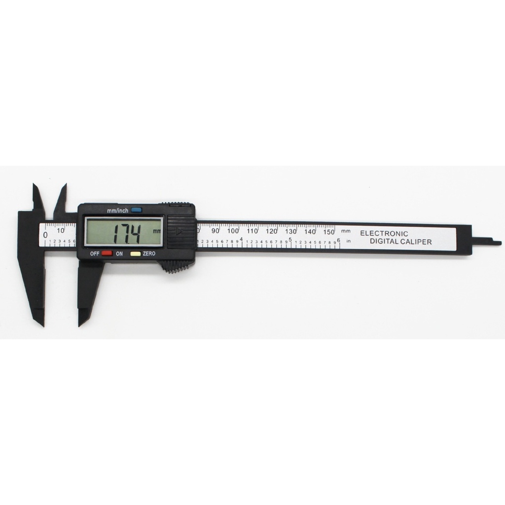 Vernier Caliper tape 150mm measures in mm and inch Digital Ruler LCD