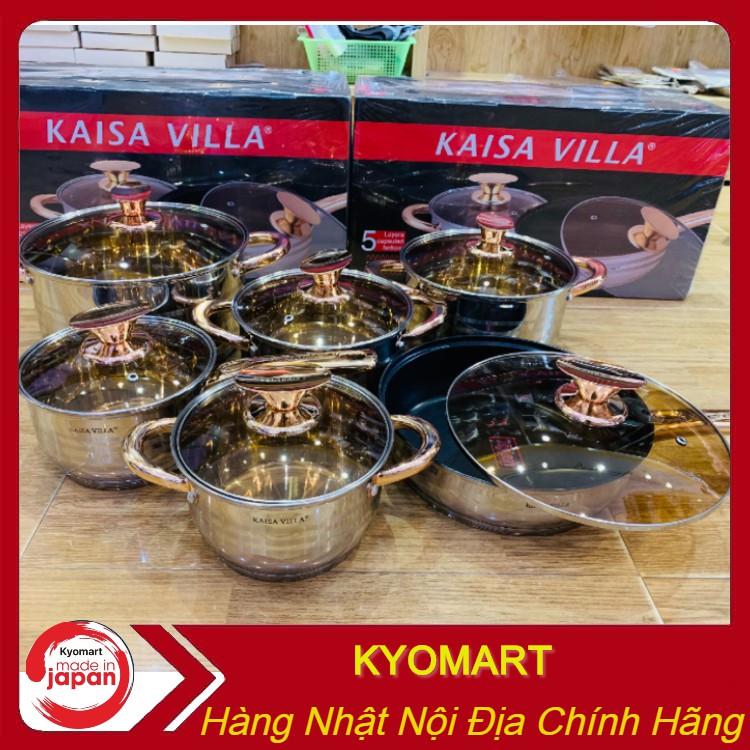 Kaisa VILLA German pot set 6 Piece 12 Details, For All Types Of