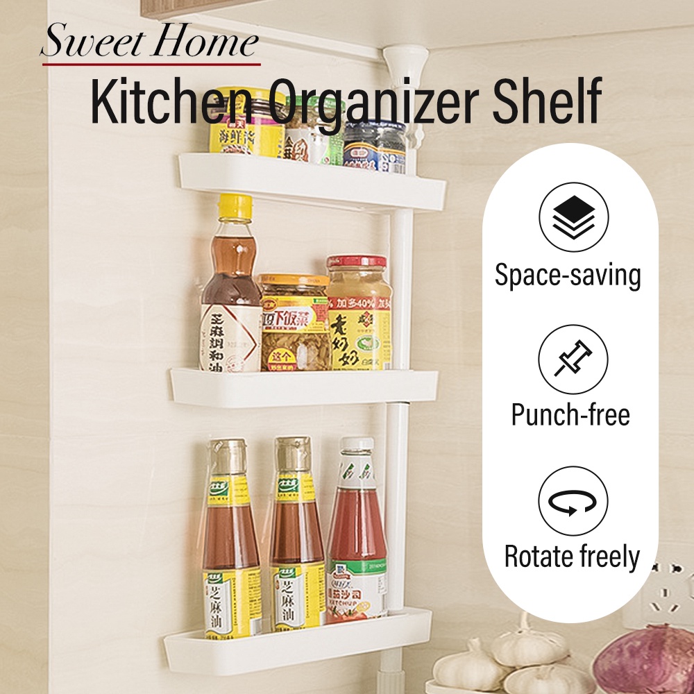 Simple Style Kitchen Storage Racks Plastic Bathroom Shelves Upright
