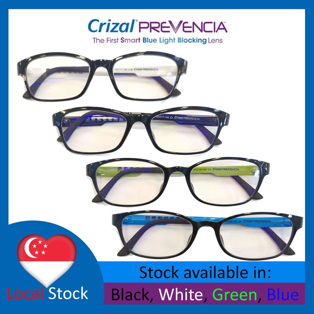 [Local Stock] Crizal Prevencia Blue Light Filter Computer Glasses for