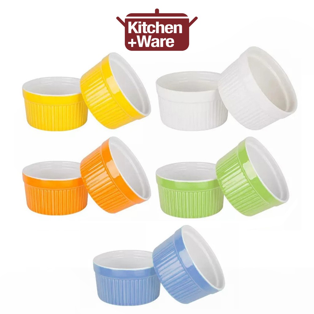 [Set of 4] Cerabon Essentials Small Sized Ramekin / Colorful Baking