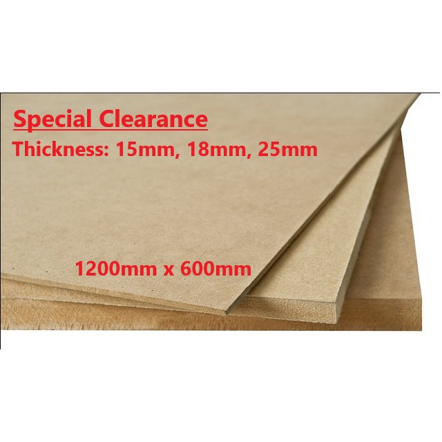 800mm x 600mm MDF (Rubber Wood) For DIY Comes in thickness 15mm