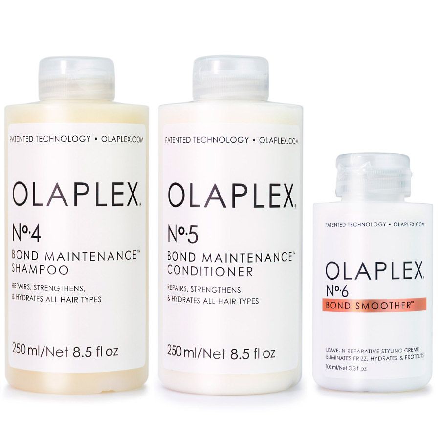 Combo Shampoo, Conditioner And Dry Conditioner Olaplex No4, No5 And No6