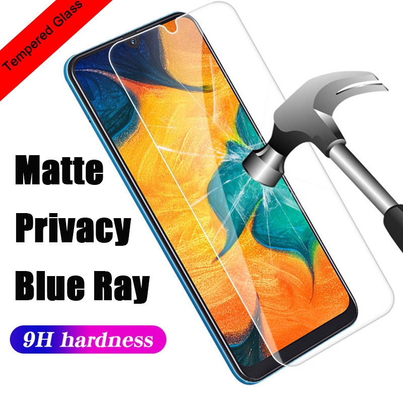 [Buy 1 Get 1] Matte Privacy Blueray 9H Tempered Glass Galaxy A10 A10s