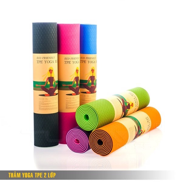 8mm 2Layer yoga Mat (Free With Cloth Bag Included) Shopee Singapore
