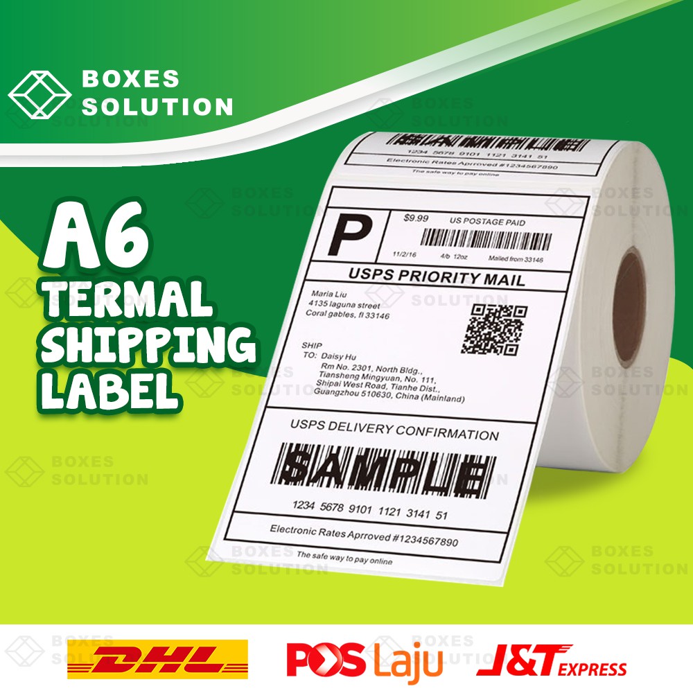 IN IPOH!! Thermal Printer Label Sticker Courier Bag Shipping Air