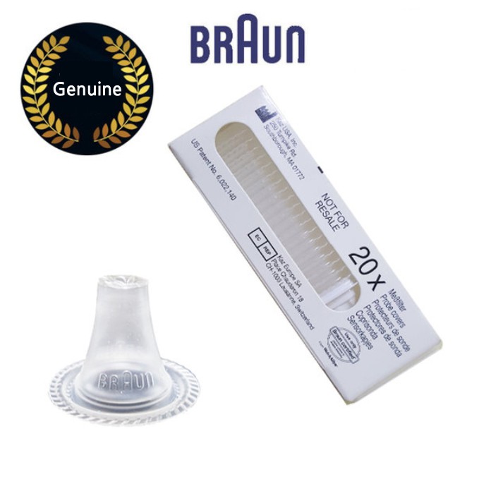 Braun Genuine ThermoScan Thermometer Probe Lens Filters Ear Cover Cap