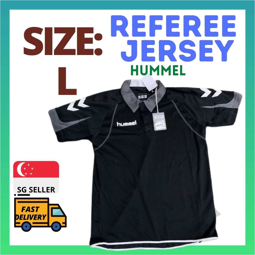 [REFEREE JERSEY] FOOTBALL SOCCER MATCH REF KIT TOP Shopee Singapore