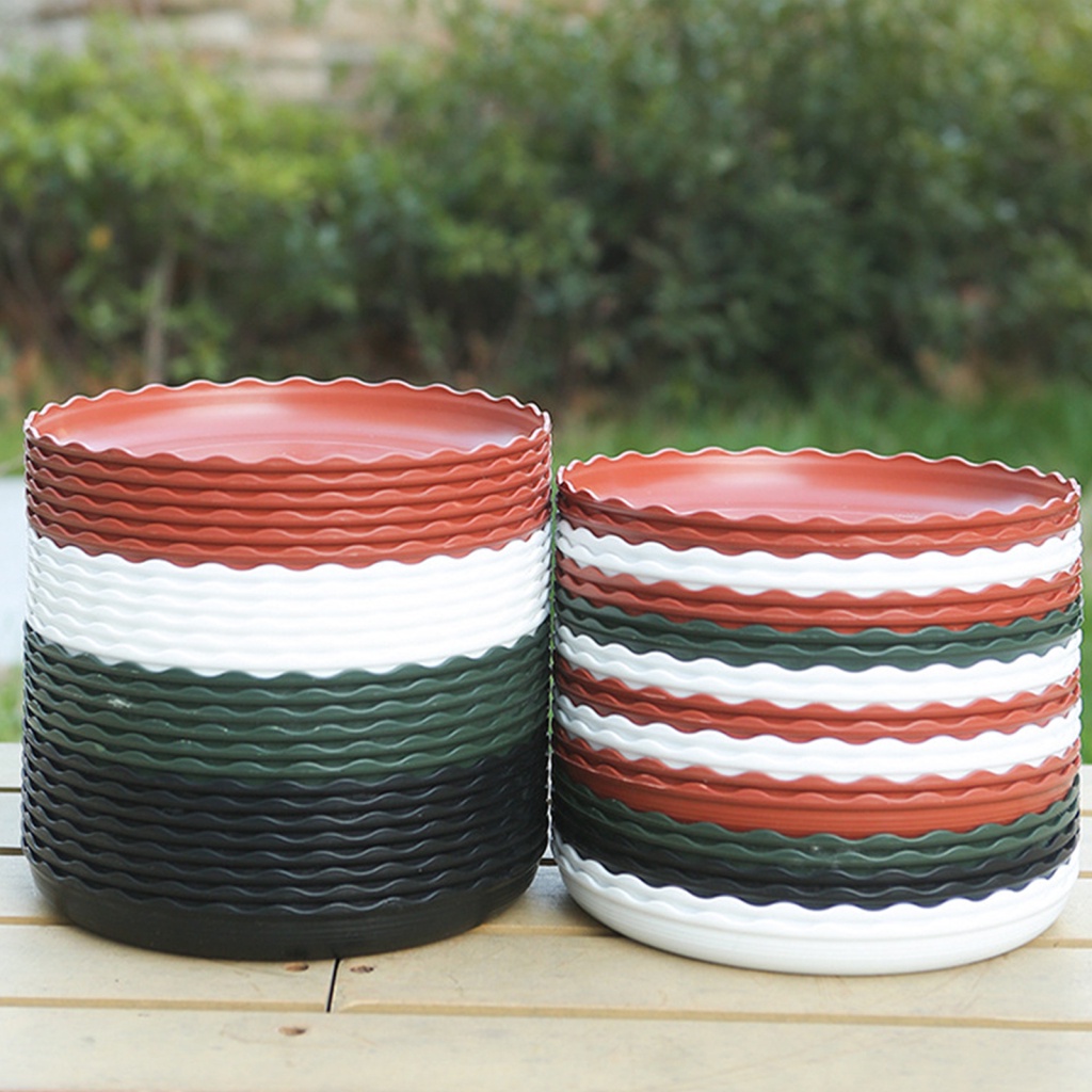 [herebuy] 4/6/7/8/10 Inch Plant Saucer Mobile Chassis Base Plastic