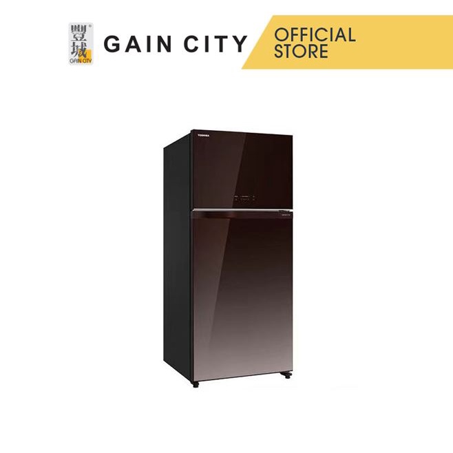 Toshiba 2 Door Fridge Grag66sa (pgb) Shopee Singapore