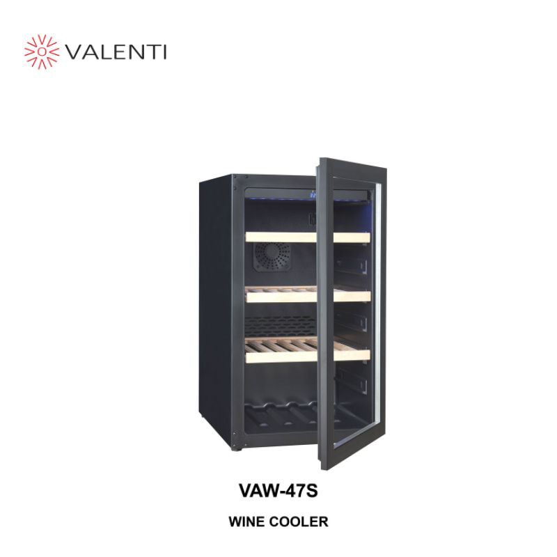Valenti 47bot Wine Chiller with Cooling Fan System VAW47S (1yr warranty