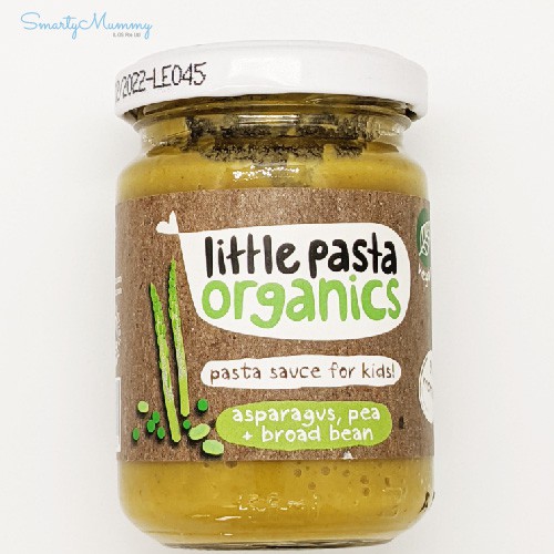 Little Pasta Organic Asparagus Pea & Broadbean Pasta Sauce Baby Food