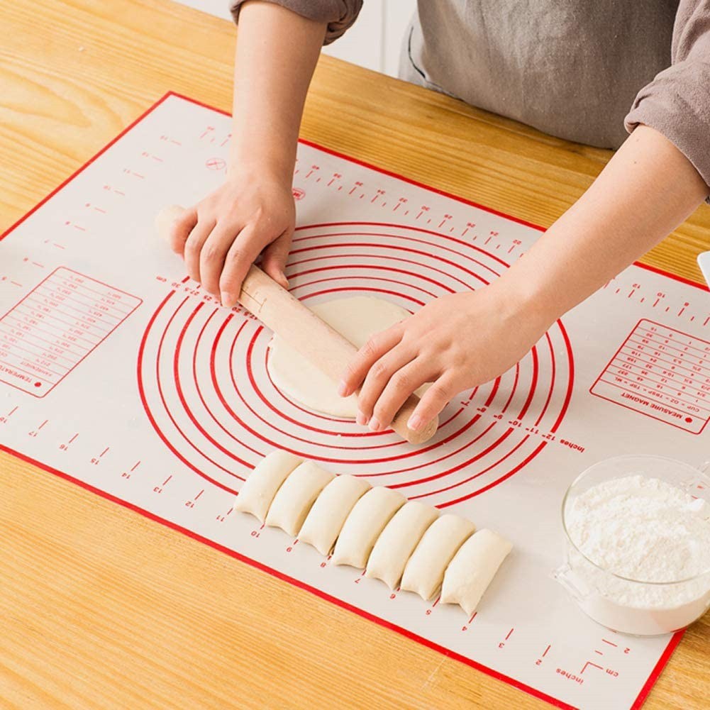 Silicone Dough Mat Flour pad Heat Resistance Rolling Paste Flour Table