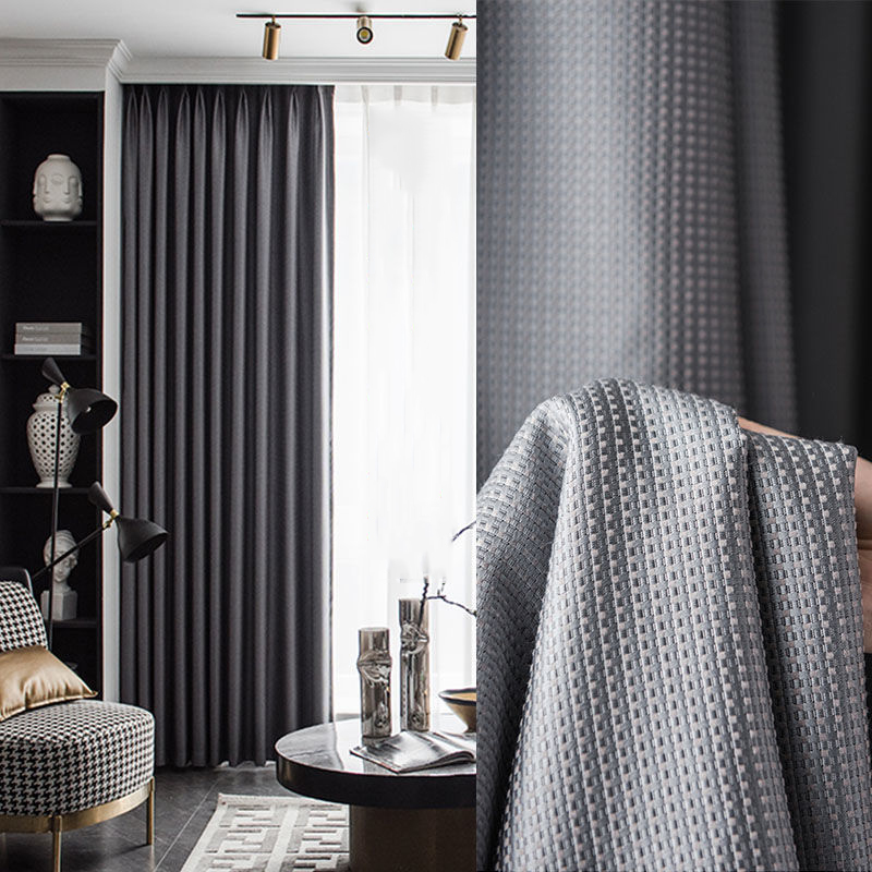 new soundproof curtains, simple bedroom, thickened professional