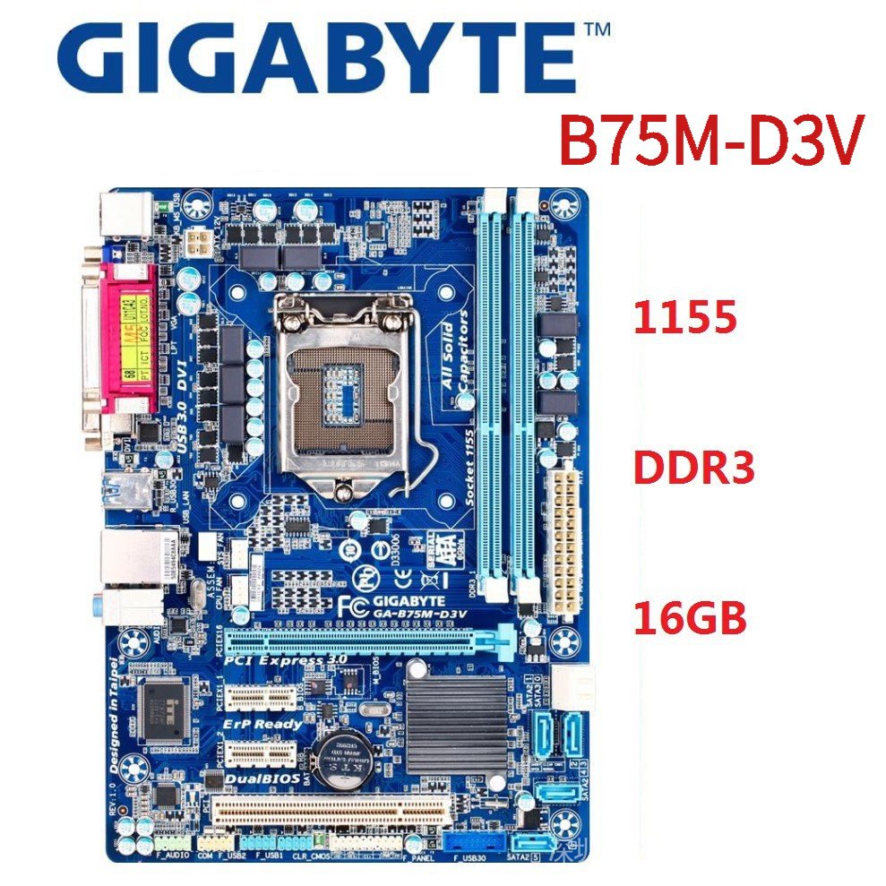 Spot gigabyte GAB75MD3V desktop motherboard B75MD3H /B75MD2P /B75M