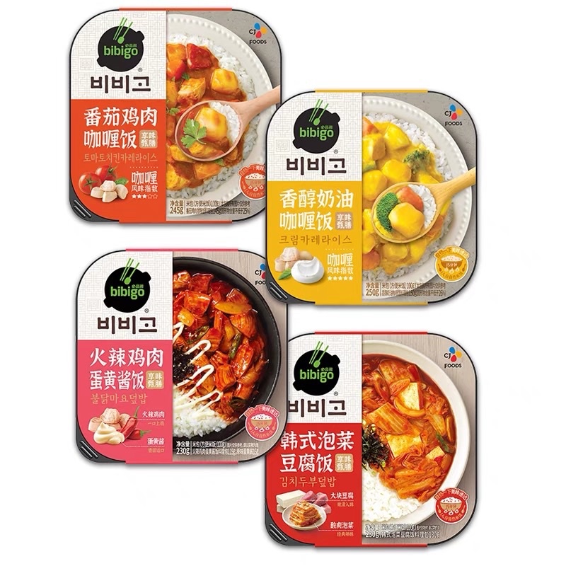 [INSTOCK] [Bundle of 4] CJ BIBIGO Korean SelfHeating Rice Bowls