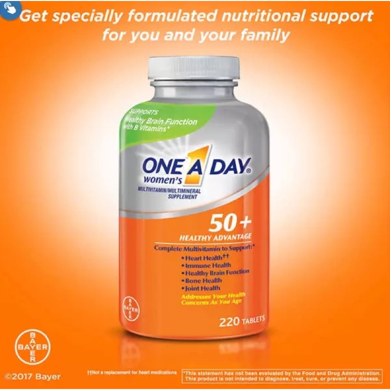 Multivitamin oral tablet for women over 50 years old One A Day 300