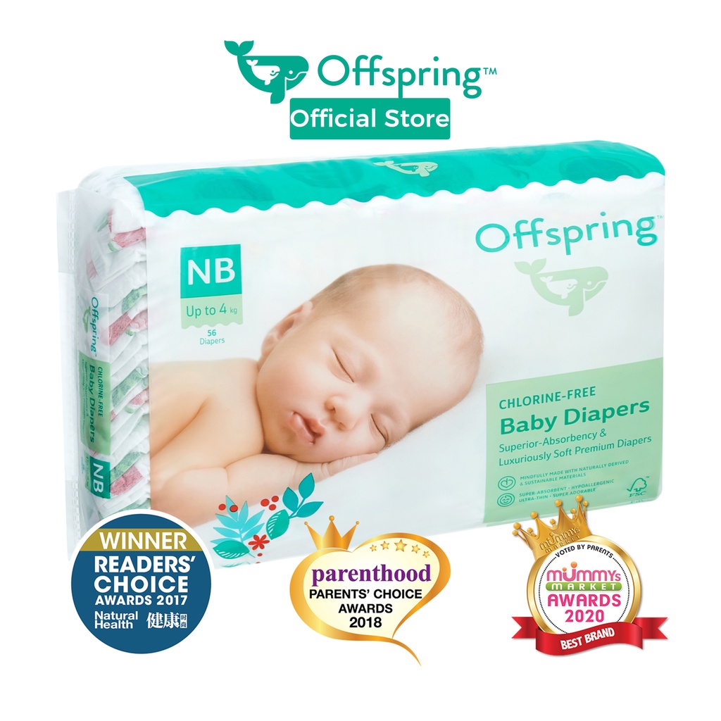 OFFSPRING Fashion Newborn Diapers Shopee Singapore