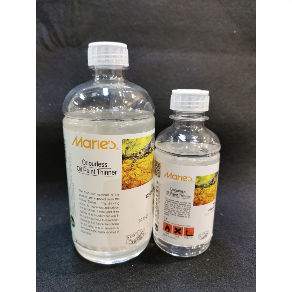 Marie's Odourless Thinner For Oil Paint Shopee Singapore