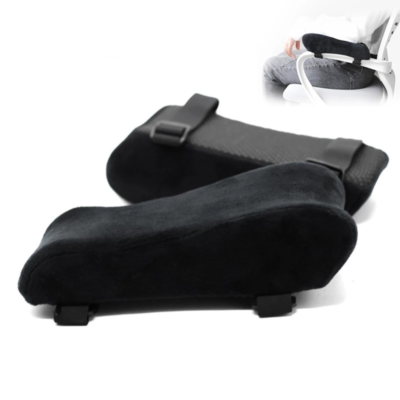 1Pc Memory Foam Gel Armrest Pad, Chair Armrest Pad / Relieves Elbow