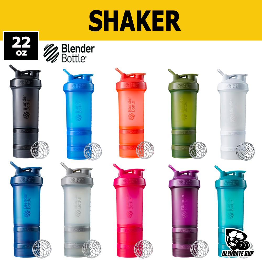 Blender Bottle Protein Shaker ProStak Twist n' Lock Storage