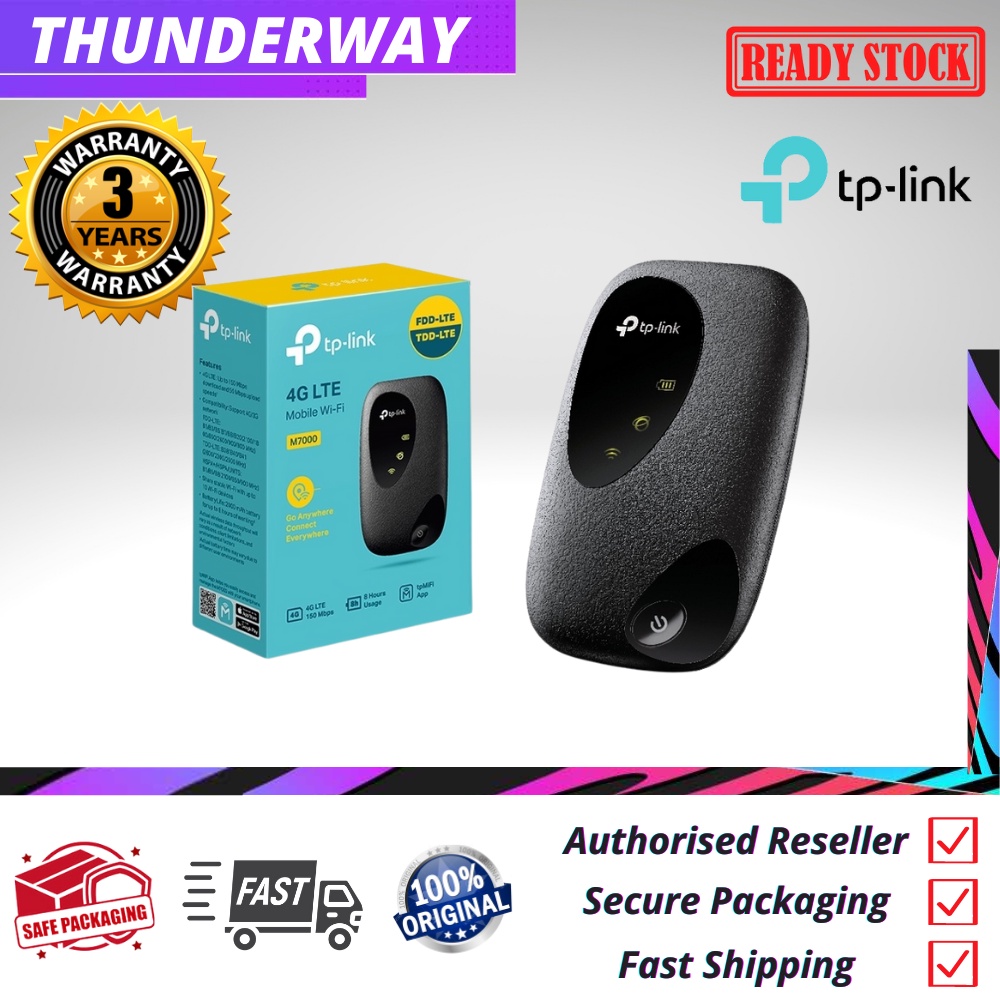 TPLINK M7000 150mbps Wireless Portable 4g Lte Sim Card Mobile wifi