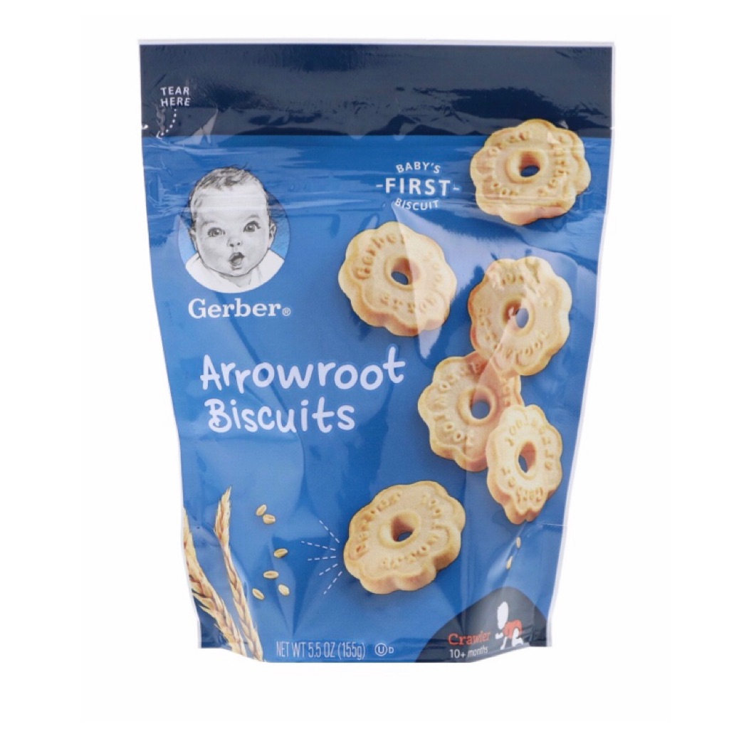 Gerber, Arrowroot Biscuits (10+ months) Lil Biscuits, Crawler (12