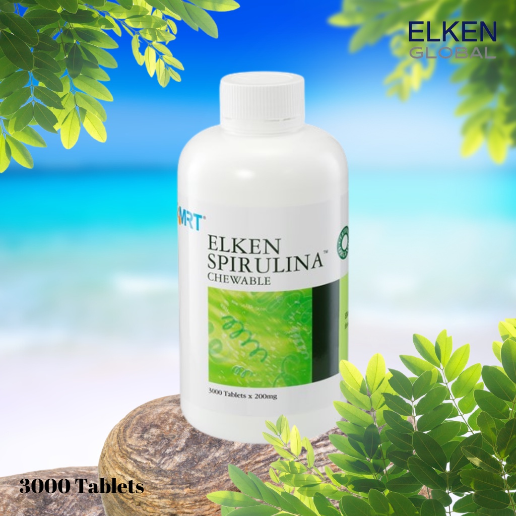 Elken Spirulina (3000 Tablets) Enhances Your Body Resistance Against