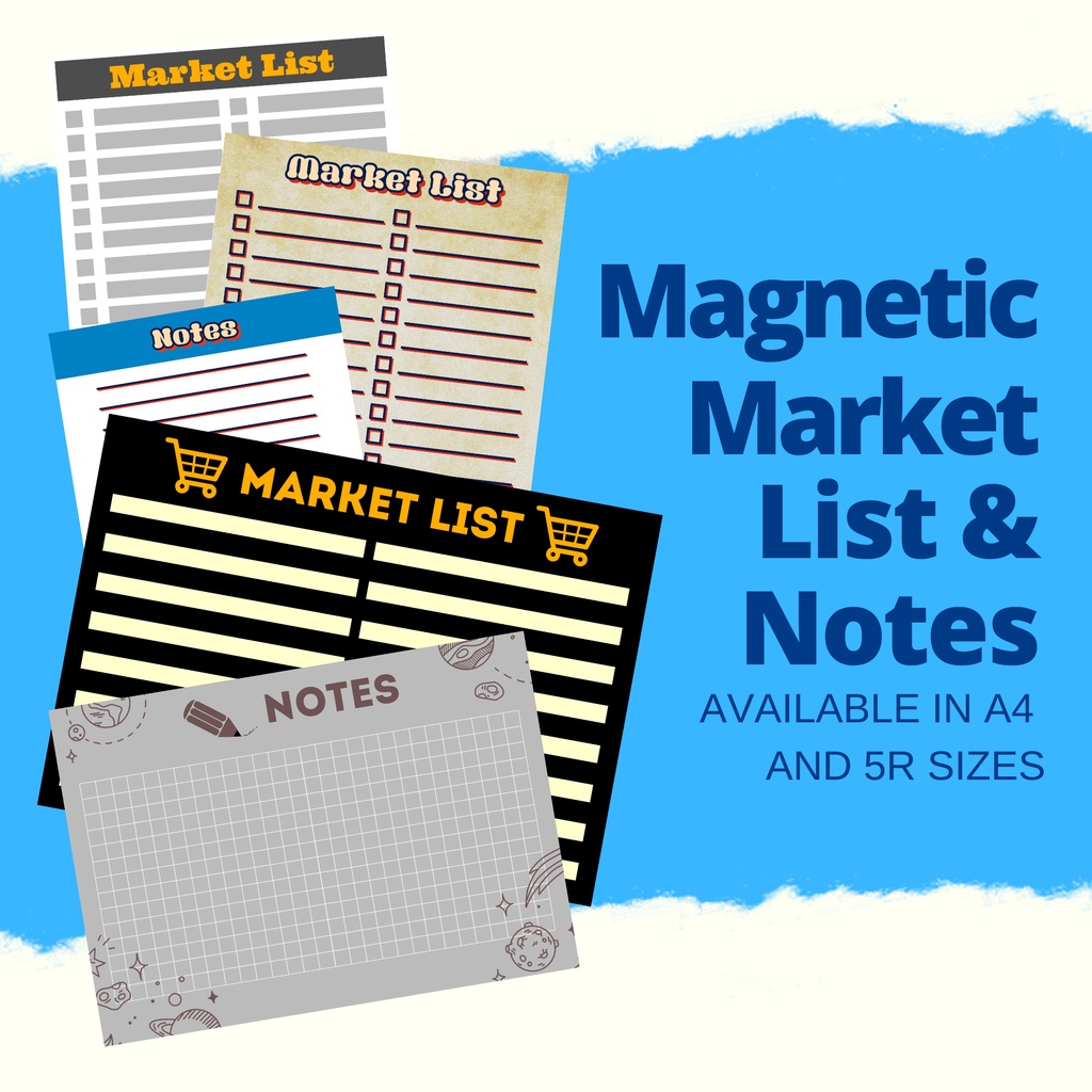 Ref Market List & Notes Shopee Singapore