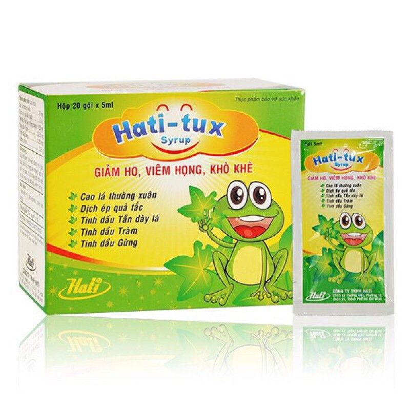 Ho Hatitux Syrup Reduce Cough, Sore Throat, Wheezing (Box Of 20 Packs) Shopee Singapore