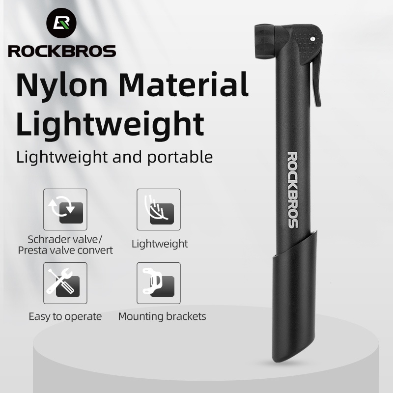 【SG Delivery】ROCKBROS Bicycle Pump 80Psi Bicycle Electric Tire Inflator