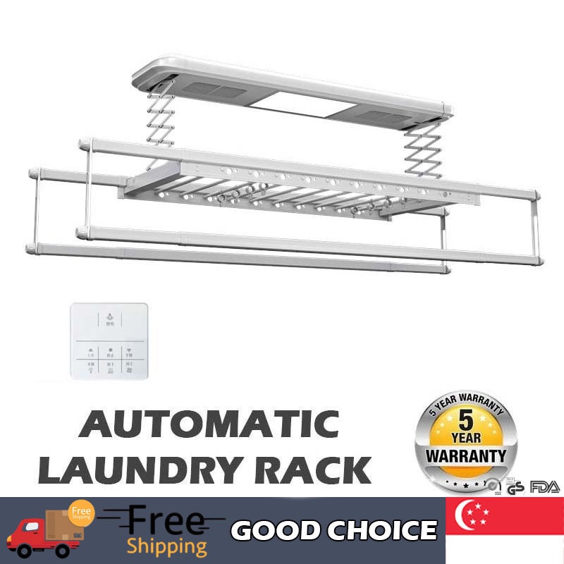 Automated Laundry Rack Drying Remote Control Lift Balcony Drying Rack Household Automatic