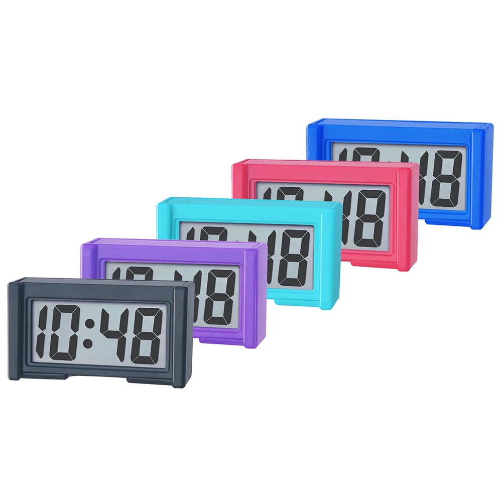 Car Dashboard Watch Digital Clock Screen Vehicle Adhesive Clock with