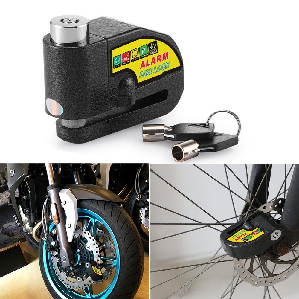 110DB Security Motorcycle Alarm Lock Antitheft Wheel Disc Brake Alarm