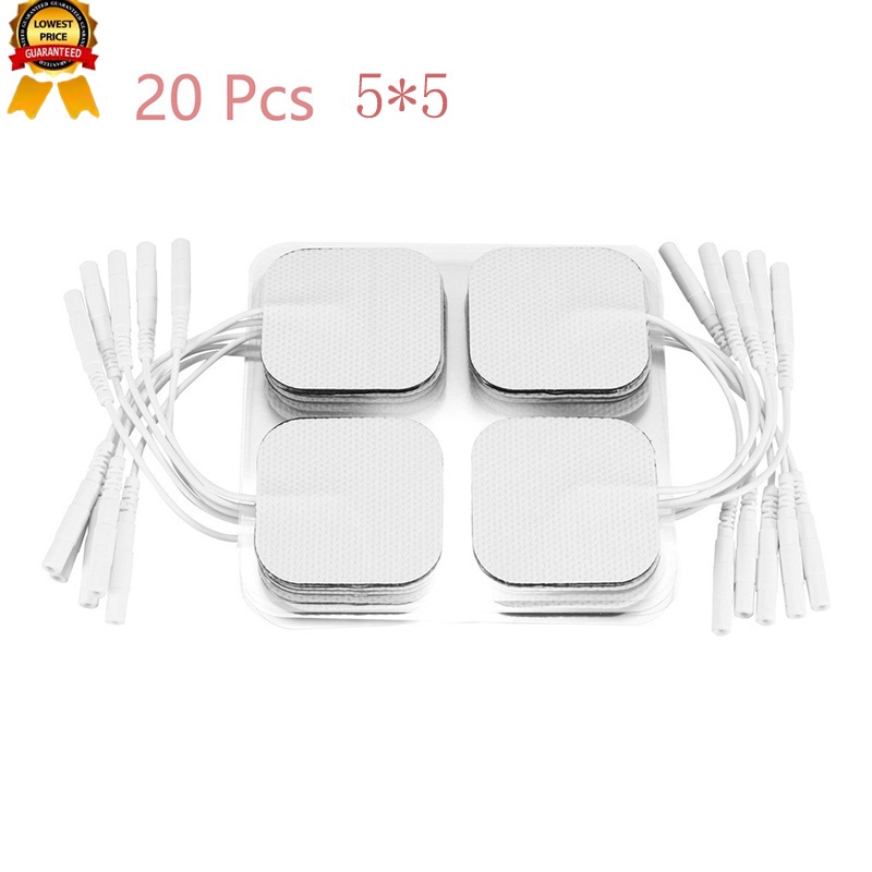 5*5 CM 20 Pieces Adhesives Electrodes Physiotherapy Massage Tissue