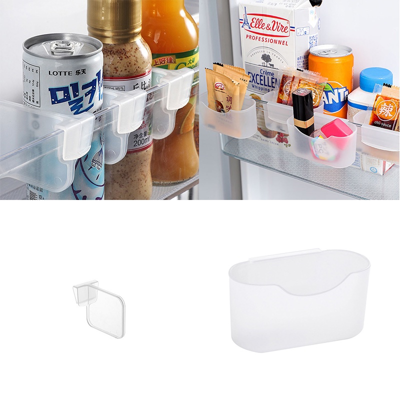 Refrigerator Divider Storage Box Partition Board Retractable Plastic