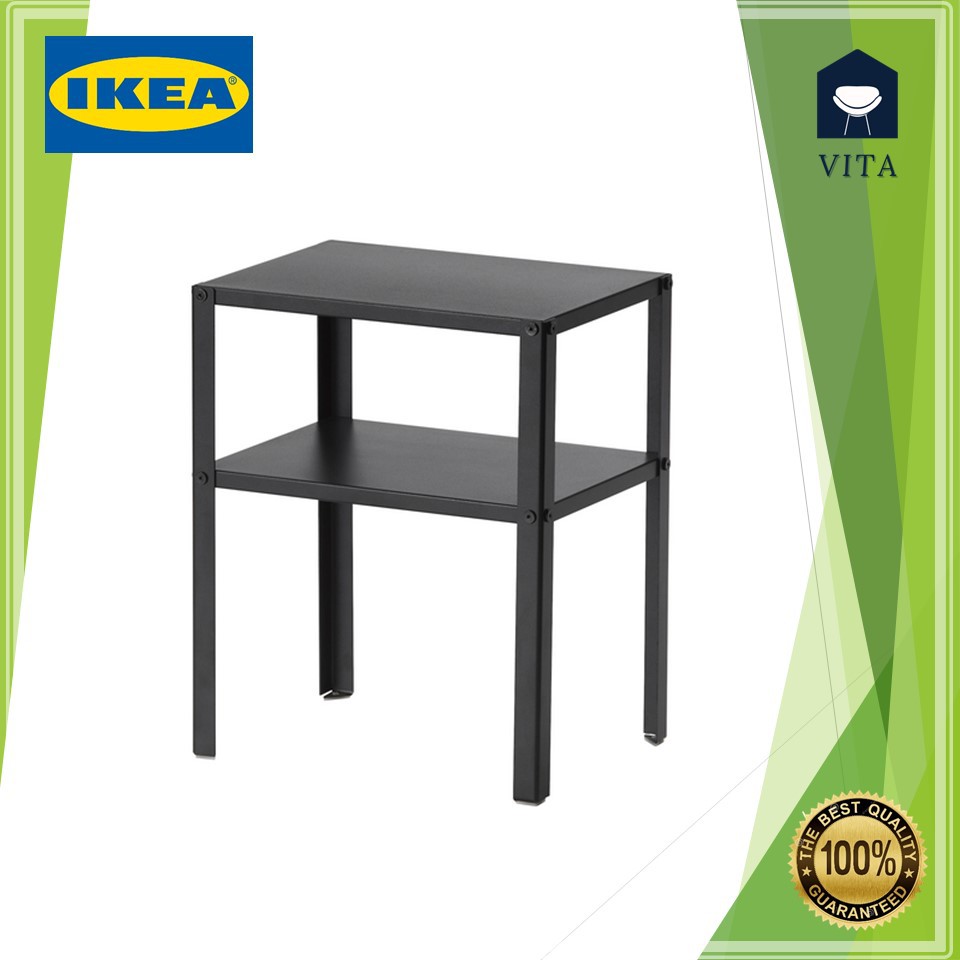 IKEA KNARREVIK Bedside Table, Side Table / Meja Sisi Katil (Steel