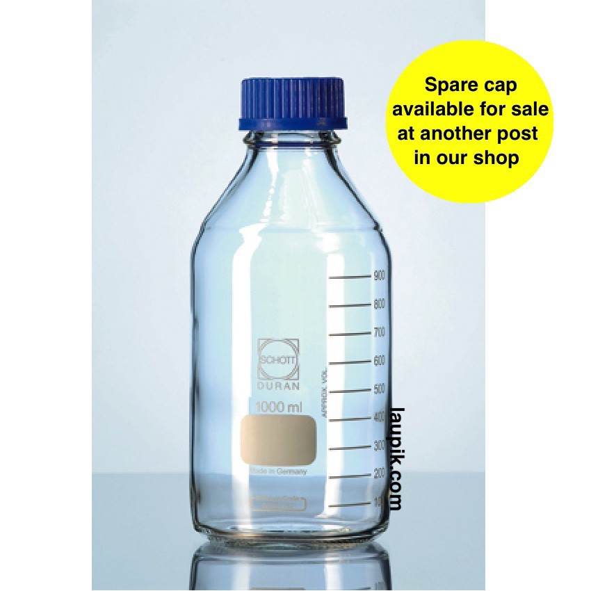 DURAN Laboratory Bottle Clear Glass ( Borosilicate ) DWK ( Formerly