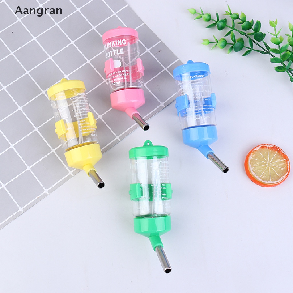 Aangran Plastic Hamster Drinker Water Bottle Dispenser Feeder Hanging