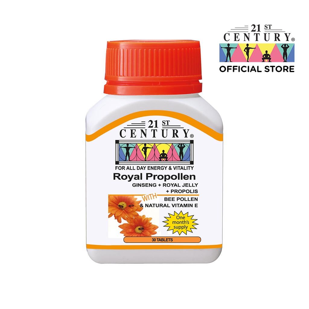 21st Century Royal Propollen (Bee Pollen, Ginseng, Vitamin E, Royal