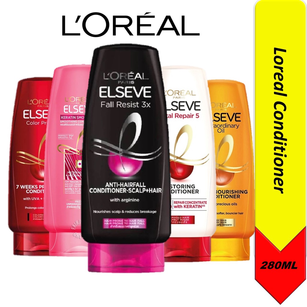 Loreal Paris Elseve Conditioner, 280ML Shopee Singapore