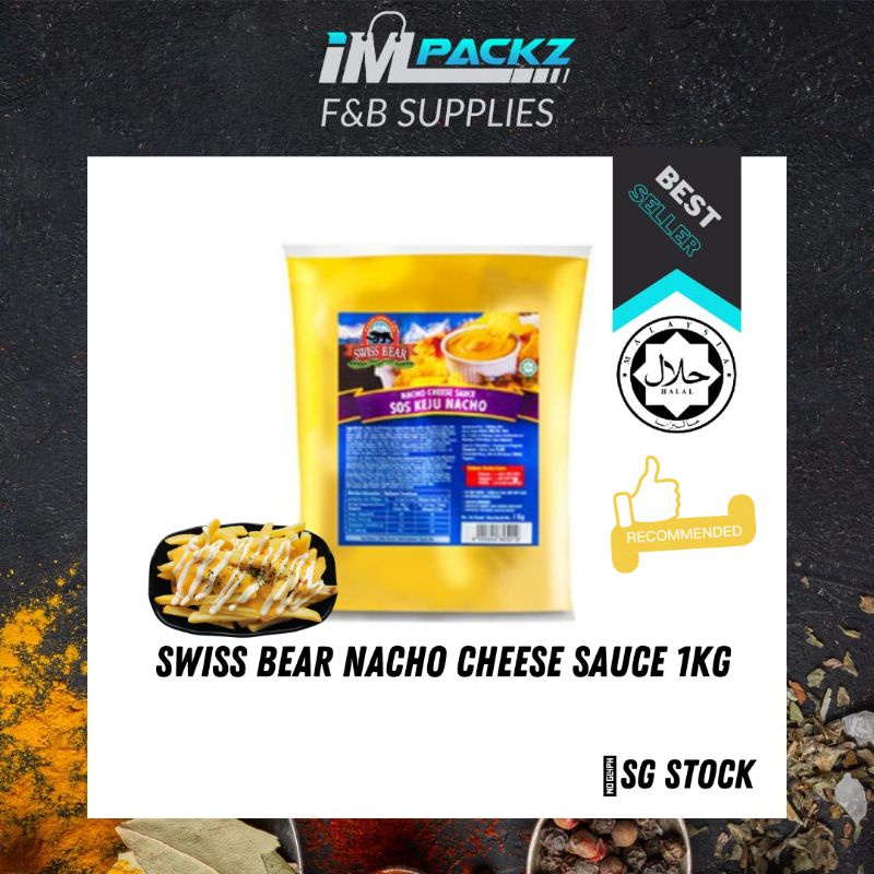 SWISS BEAR NACHO CHEESE SAUCE 1KG HALAL Shopee Singapore